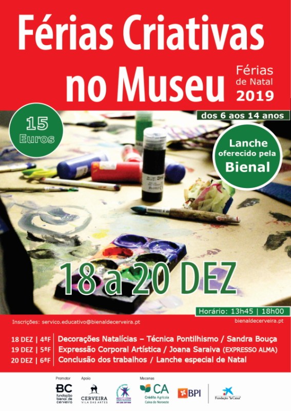 Férias Criativas no Museu – Natal 2019